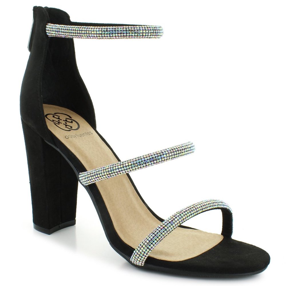 Daisy Fuentes Rava Women's Rhinestone Sandal Size 6.5
